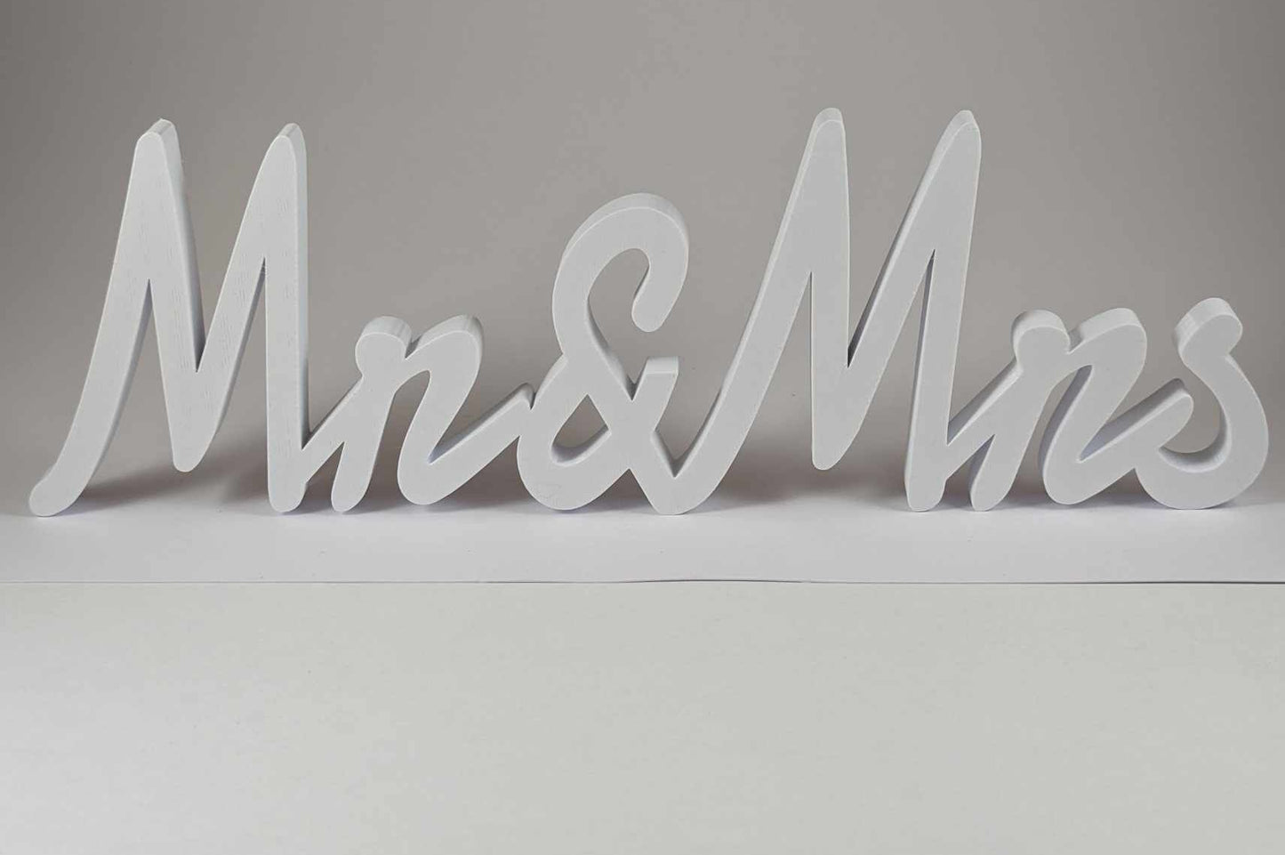 Mr & Mrs 3D Printed Wedding Signage | Table Decoration | Wedding Decoration | Engagement