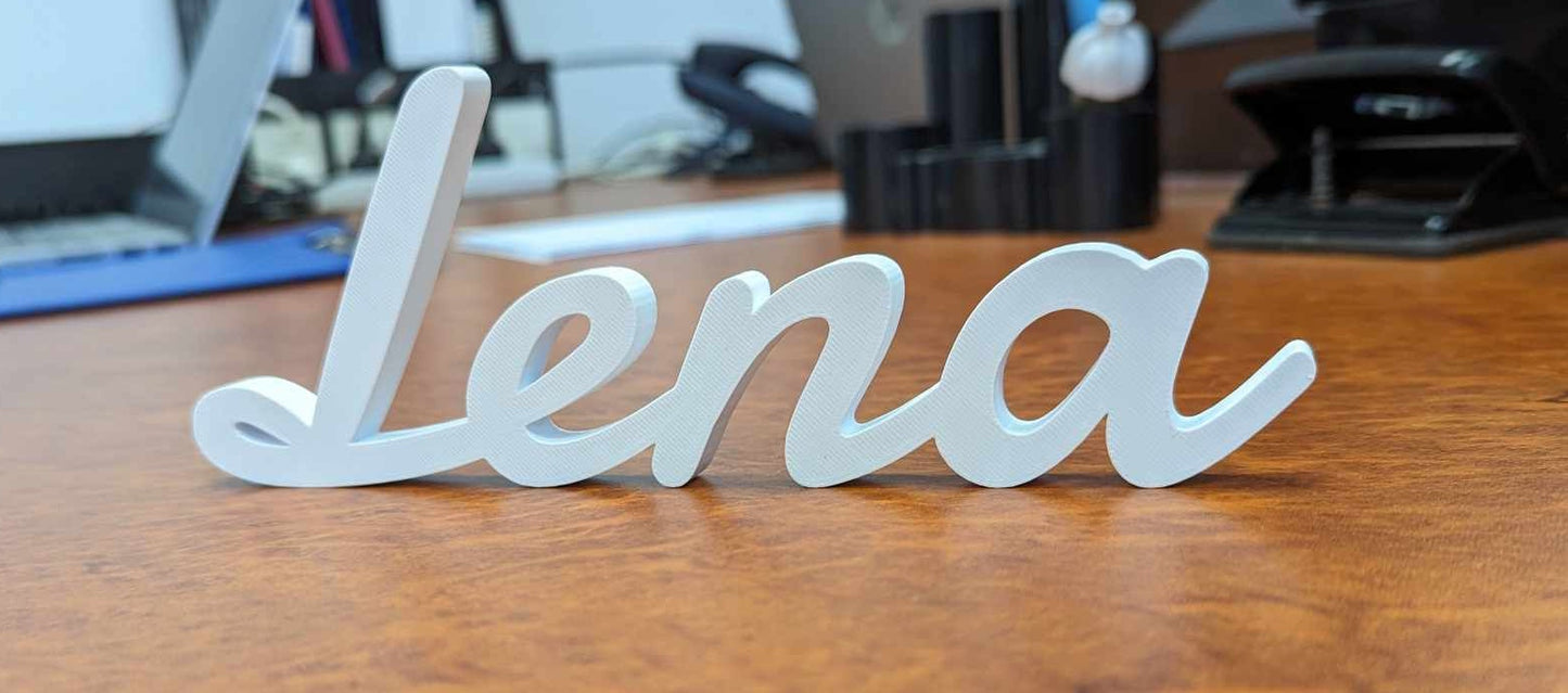3D Printed Desk Names | Custom Name