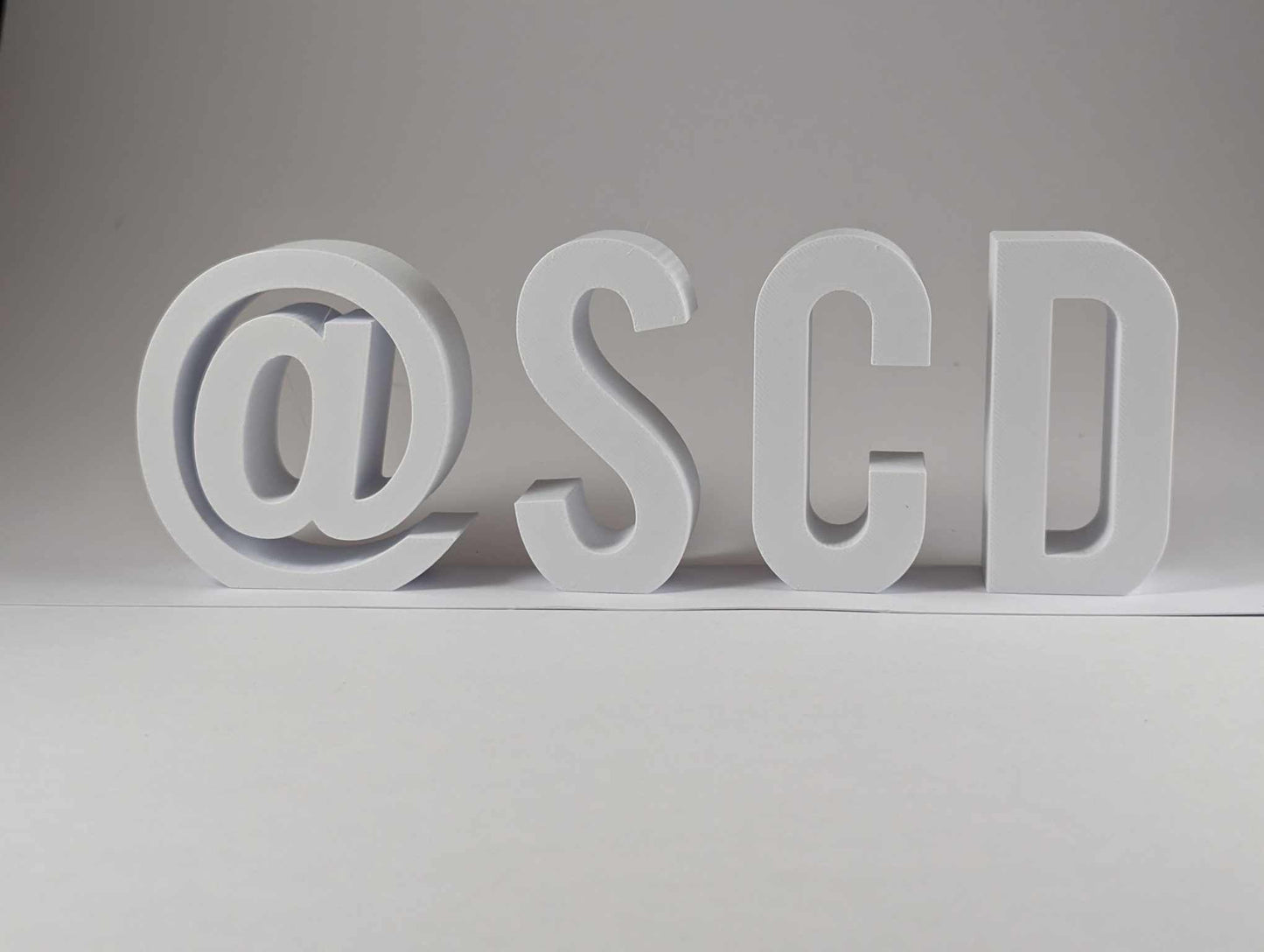 Custom Display Letters